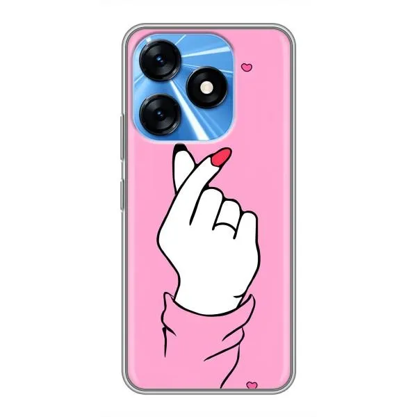 Чехол с принтом «Знак Love» для TECNO Spark 10