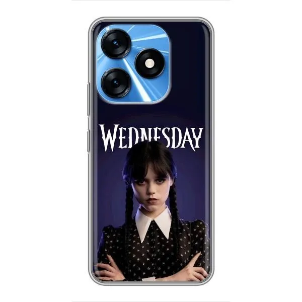 Чехол с принтом «Wednesday» для TECNO Spark 10