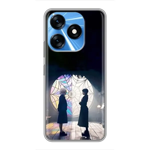 Чехол с принтом «Уэнздей и Инид» для TECNO Spark 10 Чехол с принтом «Уэнздей и Инид» для TECNO Spark 10