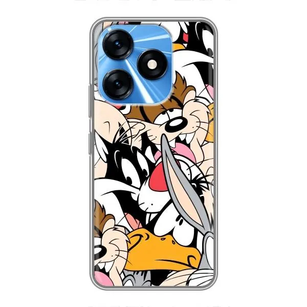 Чехол с принтом «Looney Tunes» для TECNO Spark 10 Чехол с принтом «Looney Tunes» для TECNO Spark 10