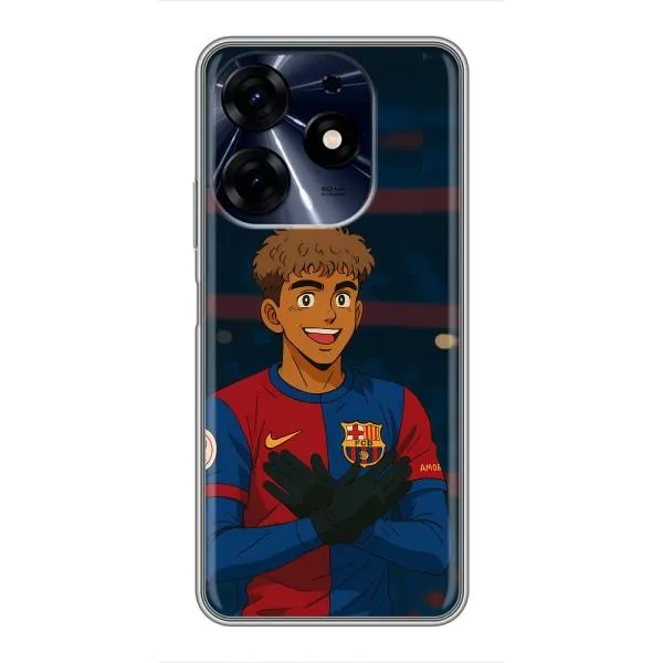 Чехол с принтом «Футболист Ямаль» для TECNO Spark 10c Чехол с принтом «Футболист Ямаль» для TECNO Spark 10c