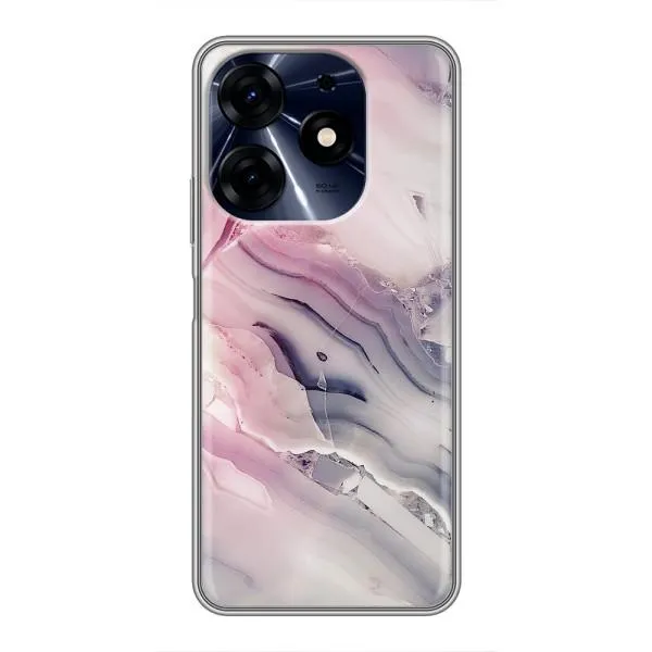 Чехол с принтом «Пурпурный Мрамор» для TECNO Spark 10c