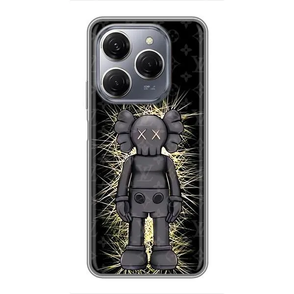 Чехол с принтом «Bearbrick LV» для TECNO Spark 20 Pro