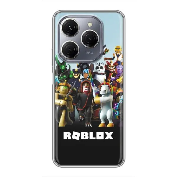 Чехол с принтом «ROBLEX» для TECNO Spark 20 Pro