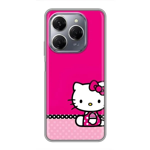 Чехол с принтом «Girl KITTY» для TECNO Spark 20 Pro