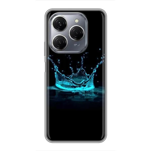 Чехол с принтом «Капля короны» для TECNO Spark 20 Pro