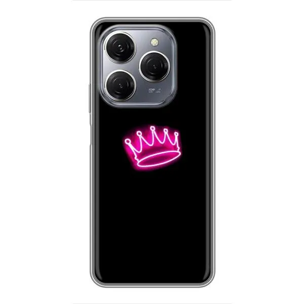 Чехол с принтом «Яркая корона» для TECNO Spark 20 Pro