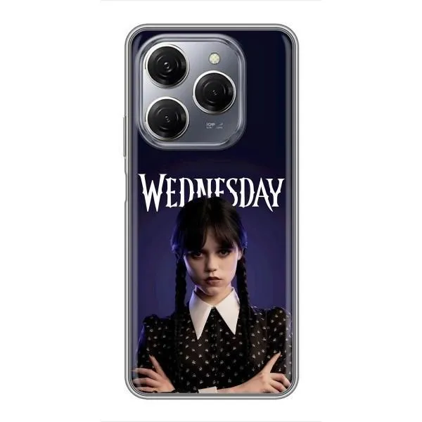 Чехол с принтом «Wednesday» для TECNO Spark 20 Pro
