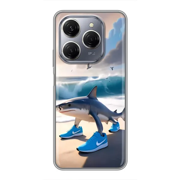 Чехол с принтом «Тралалело тралала» для TECNO Spark 20 Pro