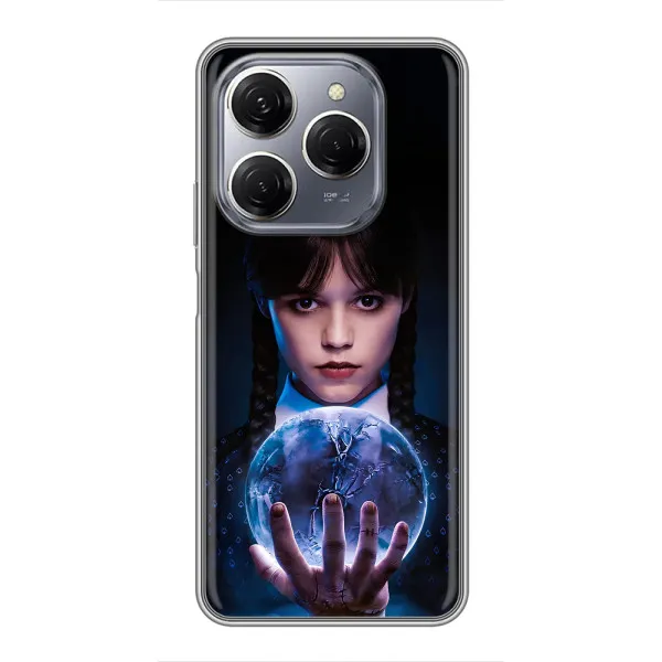 Чехол с принтом «Магическая сфера Уэнздей» для TECNO Spark 20 Pro Чехол с принтом «Магическая сфера Уэнздей» для TECNO Spark 20 Pro