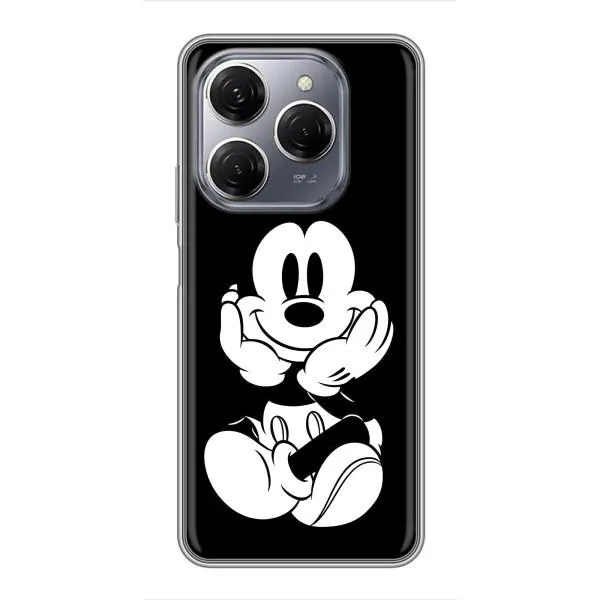 Чохол з принтом «Маус на чорному» для TECNO Spark 20 Pro Чохол з принтом «Маус на чорному» для TECNO Spark 20 Pro