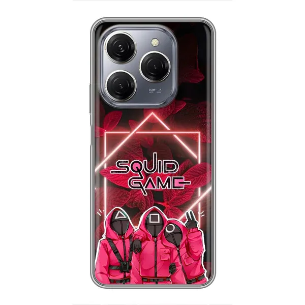 Чехол с принтом «Охранники Игра кальмара» для TECNO Spark 20 Pro