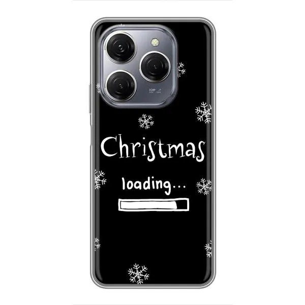 Чехол с принтом «Christmas loading» для TECNO Spark 20 Pro Чехол с принтом «Christmas loading» для TECNO Spark 20 Pro