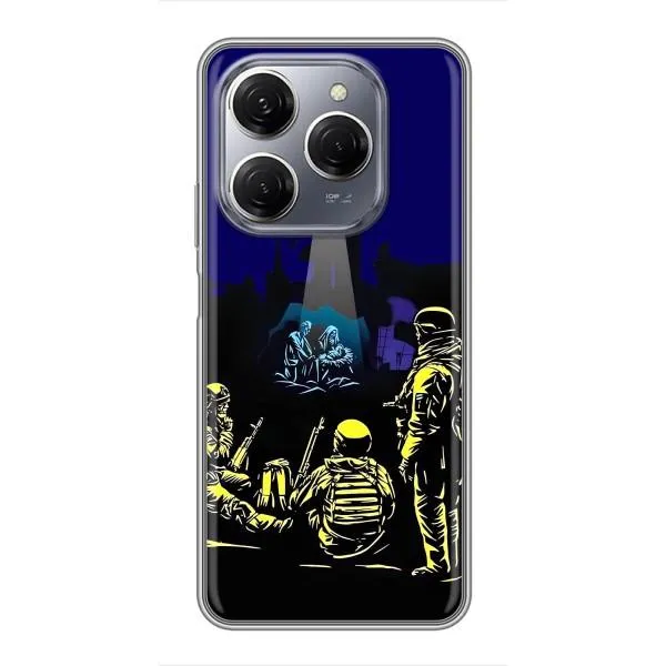 Чехол с принтом «Рождество в Украине» для TECNO Spark 20 Pro Чехол с принтом «Рождество в Украине» для TECNO Spark 20 Pro