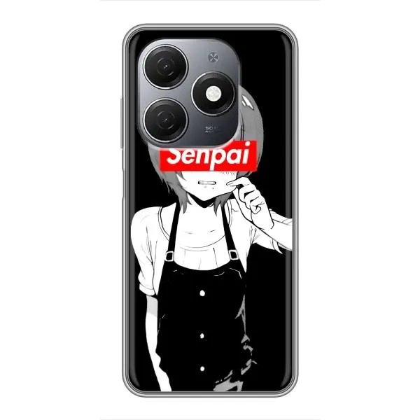 Чехол с принтом «Senpai» для TECNO Spark 20
