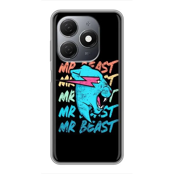 Чехол с принтом «logo Mr beast» для TECNO Spark 20