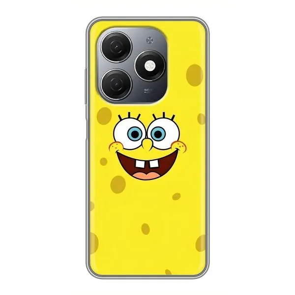 Чохол з принтом «Мордашка Спанч Боба» для TECNO Spark 20 Чохол з принтом «Мордашка Спанч Боба» для TECNO Spark 20