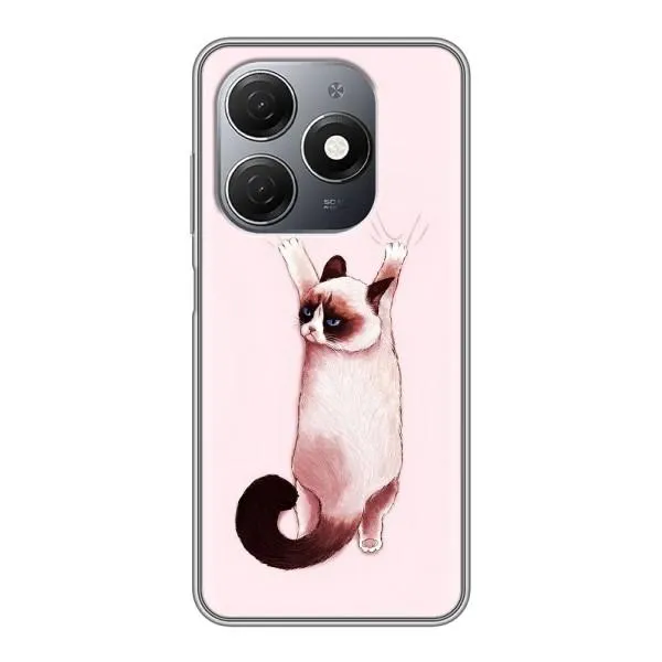 Чехол с принтом «Котик падает» для TECNO Spark 20