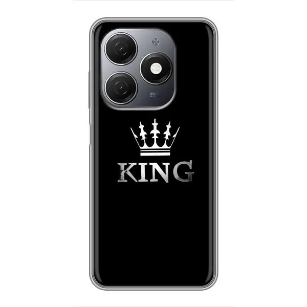 Чехол с принтом «KING» для TECNO Spark 20