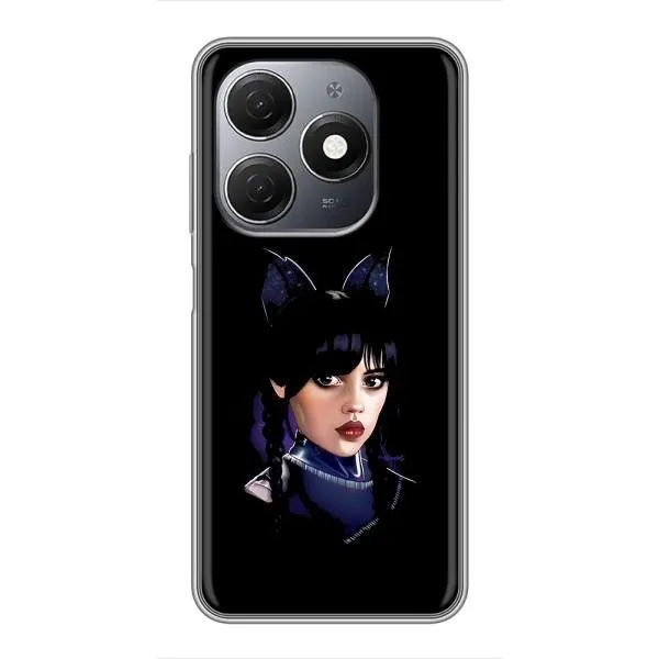 Чехол с принтом «серьезная Уэнздей» для TECNO Spark 20 Чехол с принтом «серьезная Уэнздей» для TECNO Spark 20