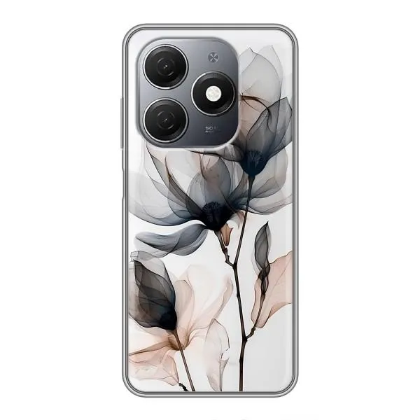 Чехол с принтом «Цветы на белом» для TECNO Spark 20 Чехол с принтом «Цветы на белом» для TECNO Spark 20
