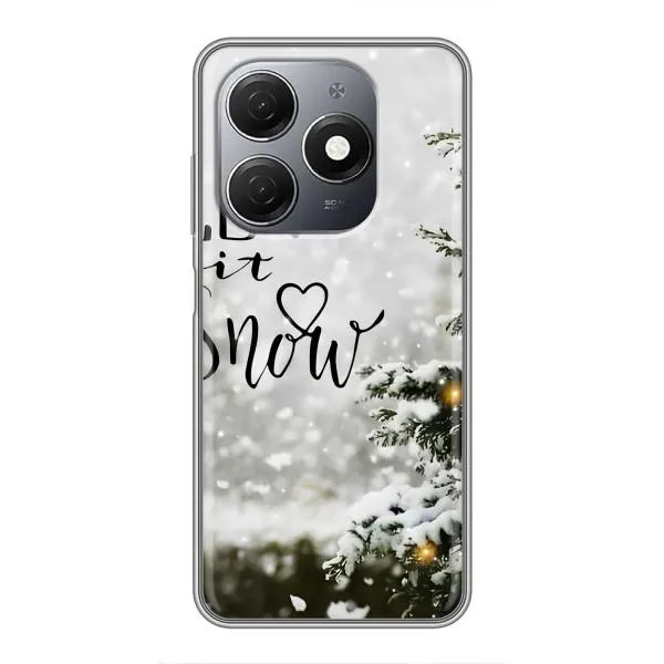 Чехол с принтом «Let it snow» для TECNO Spark 20 Чехол с принтом «Let it snow» для TECNO Spark 20