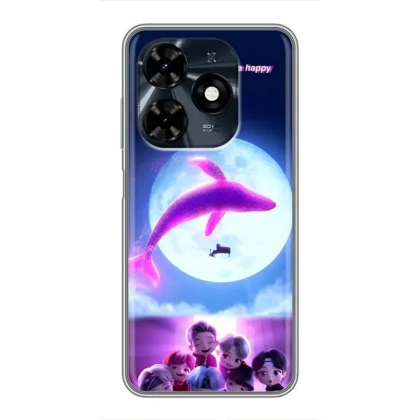 Чехол с принтом «КИТ BTS» для TECNO Spark 20c