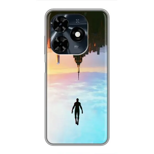 Чохол з принтом «Людина павук» для TECNO Spark 20c