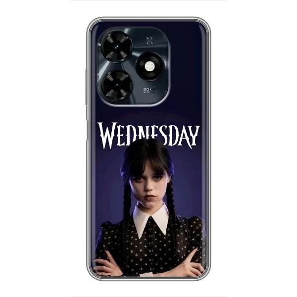 Чехол с принтом «Wednesday» для TECNO Spark 20c Чехол с принтом «Wednesday» для TECNO Spark 20c