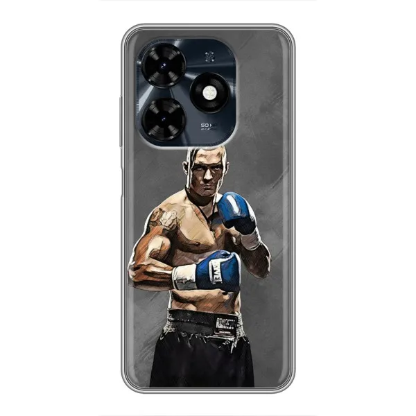 Чехол с принтом «Александр Усик» для TECNO Spark 20c Чехол с принтом «Александр Усик» для TECNO Spark 20c
