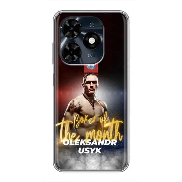 Чехол с принтом «Olexandr Usyk» для TECNO Spark 20c Чехол с принтом «Olexandr Usyk» для TECNO Spark 20c