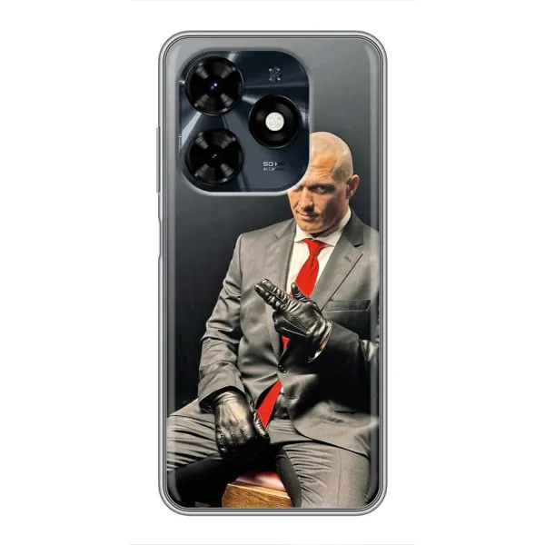 Чехол с принтом «Усик Hitman» для TECNO Spark 20c Чехол с принтом «Усик Hitman» для TECNO Spark 20c