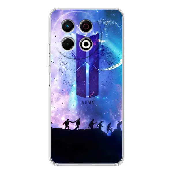 Чехол с принтом «Army BTS» для TECNO Spark 30 Pro