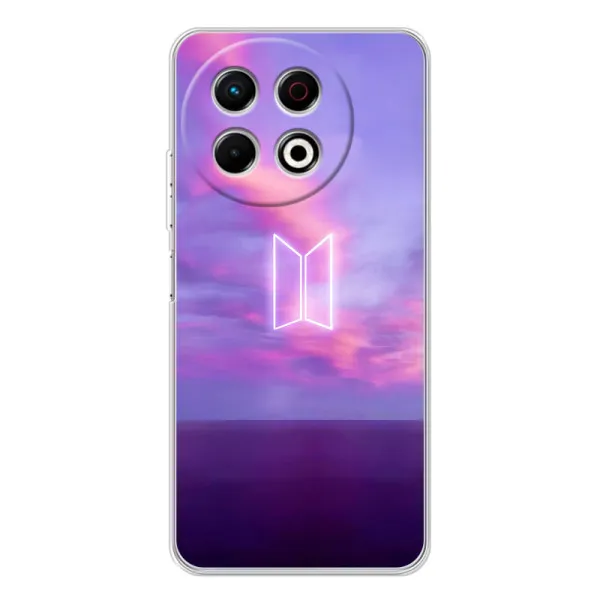 Чехол с принтом «BTS логотип» для TECNO Spark 30 Pro
