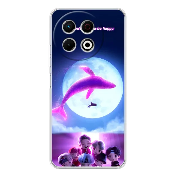 Чехол с принтом «КИТ BTS» для TECNO Spark 30 Pro