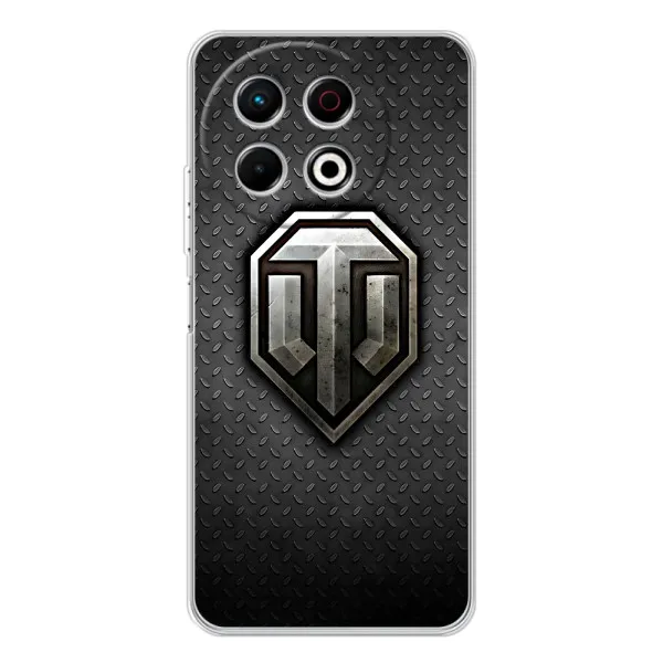 Чехол с принтом «Лого Tanks» для TECNO Spark 30 Pro