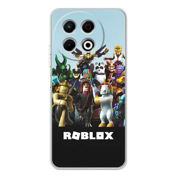 Чехол с принтом «ROBLEX» для TECNO Spark 30 Pro