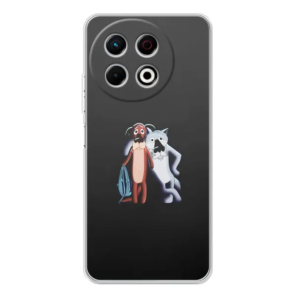 Чохол з принтом «Жив був пес» для TECNO Spark 30 Pro