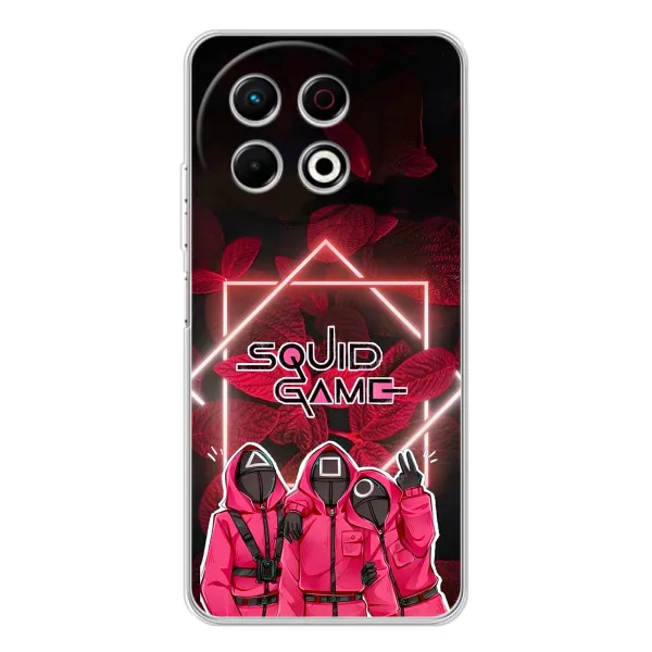 Чехол с принтом «Охранники Игра кальмара» для TECNO Spark 30 Pro