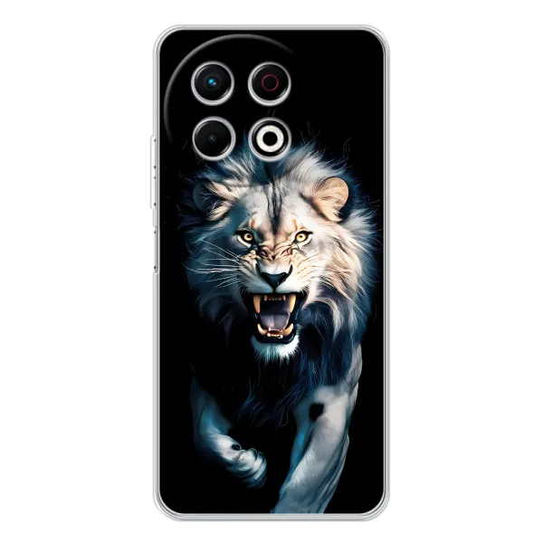 Чехол с принтом «Лев в темноте» для TECNO Spark 30 Pro Чехол с принтом «Лев в темноте» для TECNO Spark 30 Pro