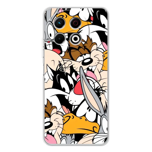 Чехол с принтом «Looney Tunes» для TECNO Spark 30 Pro