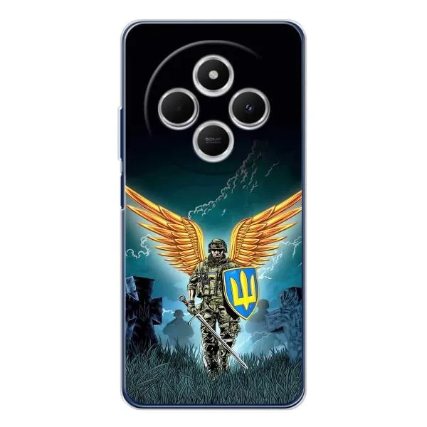 Чехол с принтом «Солдат ЗСУ» для TECNO Spark 30 Чехол с принтом «Солдат ЗСУ» для TECNO Spark 30