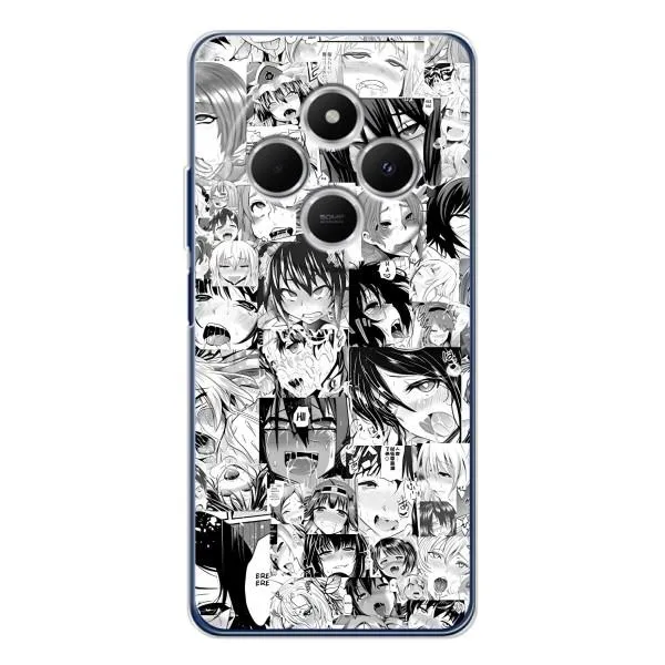 Чохол з принтом «Ahegao manga» для TECNO Spark 30C