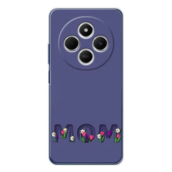 Чехол с принтом «Мама в цветах» для TECNO Spark 30C
