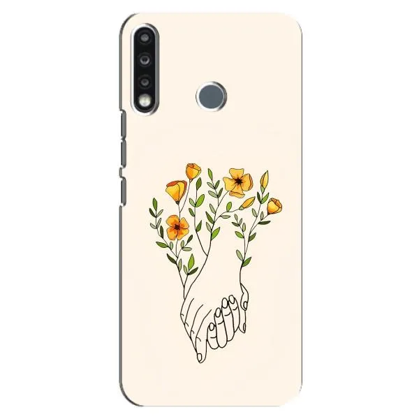 Чехол с принтом «Руки любви» для TECNO Spark 4