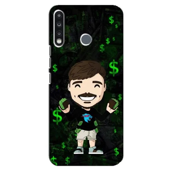 Чохол з принтом «Блогер Beast» для TECNO Spark 4