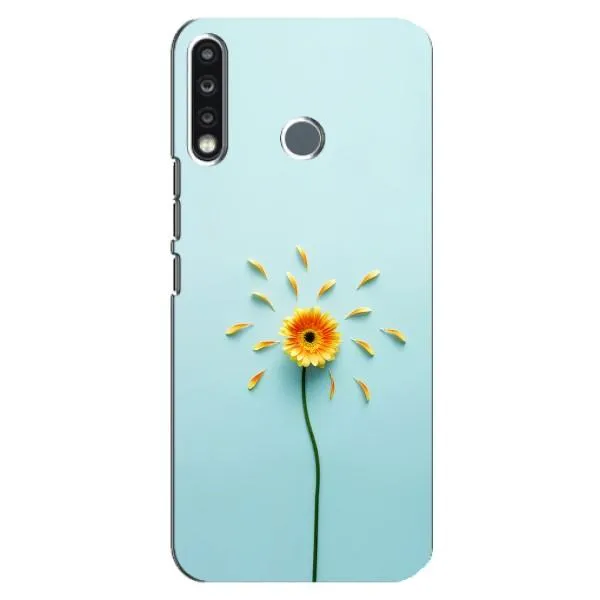 Чехол с принтом «Желтый цветок» для TECNO Spark 4