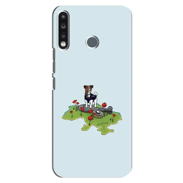 Чехол с принтом «Сапер Пес» для TECNO Spark 4