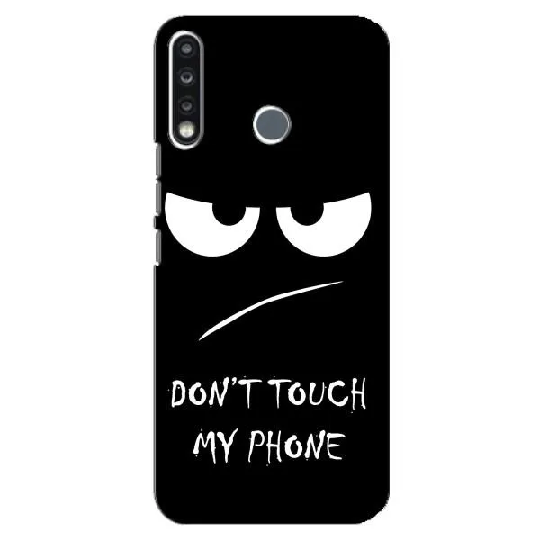 Чохол з принтом «Dont Touch» для TECNO Spark 4