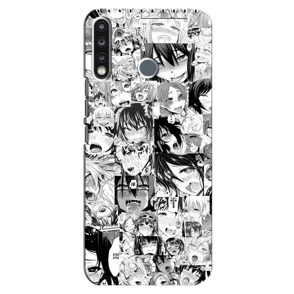 Чохол з принтом «Ahegao manga» для TECNO Spark 4